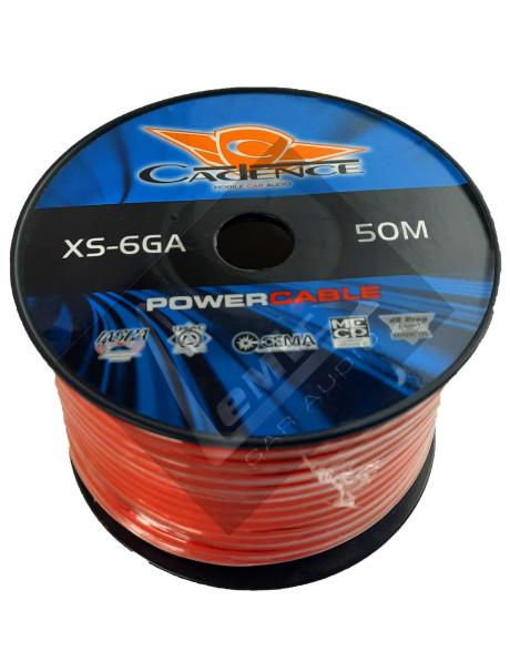 Cadence XS 6 GA Tesisat Kablosu 50 Metre Makaralı
